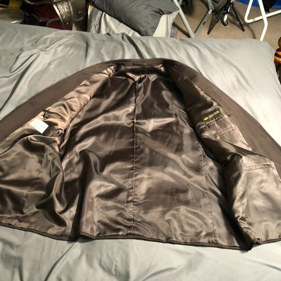 Daniel Gray Trio Mens Brown Blazer 50R Wool - Picture 16 of 16